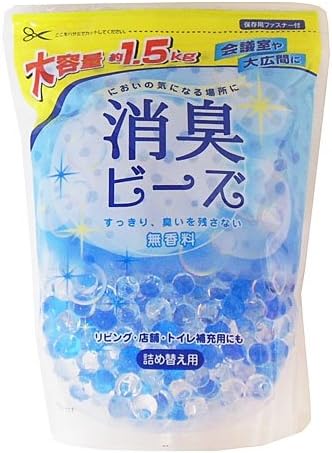 Amazon コーナンオリジナル 消臭ビーズ特大サイズ詰替え 無香料 1500g Kfj15 8056 コーナンオリジナル 置き型