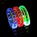 Acmee LED Light Up Flashing Adjustable Bracelets 12 Pack.Great for Parties, Weddings, Birthdays and More. Super Safety Multicolor Bracelet
