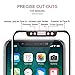 Screen Protector Compatible iPhone X, Humixx Clear Tempered Glass Screen Protectors [4D Touch] 0.2mm Screen Protector Glass Compatible with iPhoneX (HD Clear)