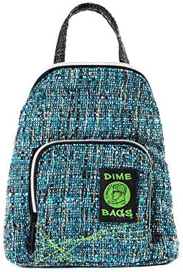 Dime Bags Festy Bound Mini Backpack Blue Hemp Smell Proof Pocket Festival Bag‎ Festy Bound Mini Backpack | Hempster or Water-Resistant  main image 3
