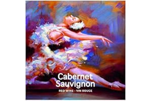 HOBBY HOMEBREW WINE LABELS Pack of 30 CABERNET SAUVIGNON Ballet Dancer Design