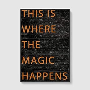 SIGNFORD Framed Canvas Home Artwork Decoration Vintage Wood...