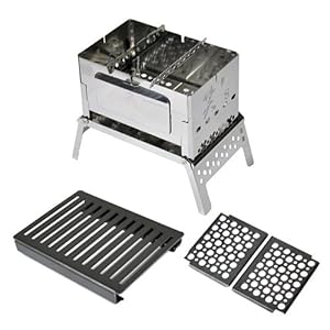 7位：笑’s コンパクト焚き火グリル SHO-0004-10-25（画像は『Amazon.co.jp』から引用）