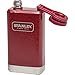Stanley Adventure Stainless Steel Flask, Hammertone Crimson, 5 oz
