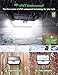 LITOM Solar Lights Outdoor with Remote Control, 3 Lighting Modes, 270°Wide Angle, IP67 Waterproof, Easy-to-Install Security Lights for Front Door, Yard, Garage, Deck, Fence-2 Pack