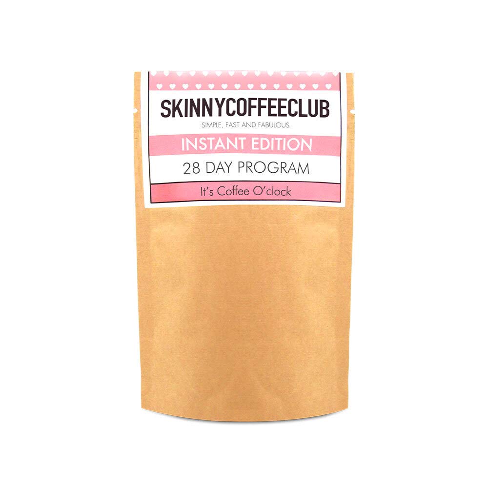 Skinny Coffee Club Instant Coffee Original 28 Day Program | Get Slim Fast, Last Minute Solution | Simple, Fast and Fabulous | Specifically Formulated for Your Goal | Made in The UK