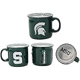 Official Custom Ceramic, X-Large 23 OZ, Relief (raised) Mug (Michigan State Spartans)