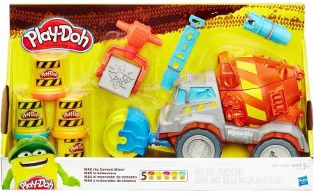 Play-Doh Squish-smashin' Day with Max the Cement Mixer