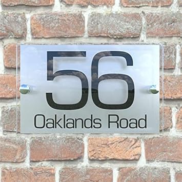 Turname Fur Haustur Turschild Namensschild Aus Aluminium Acryl