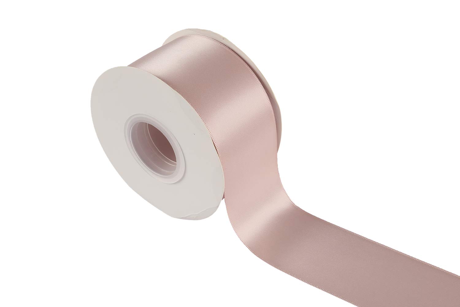 Ribbonitlux 50mm Wide Double Face Satin Ribbon 22 Meters (813-Vanilla, Set for Gift Wrapping, Party Decor, Sewing Applications, Wedding and Craft