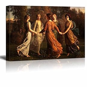Rayons De Soleil by Louis Janmot - Canvas Print Wall Art Famous Painting Reproduction - 12" x 18"