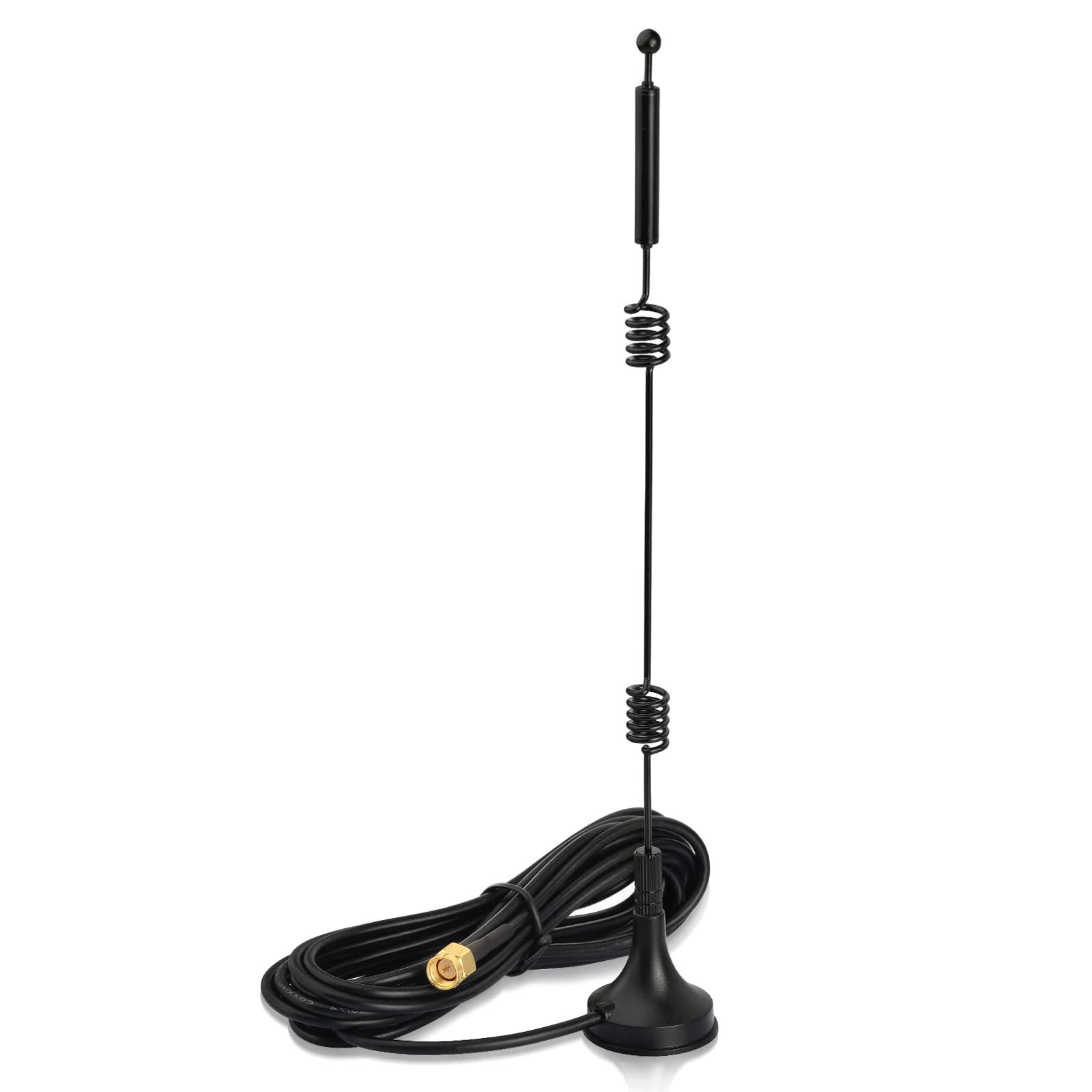 Bingfu Dual Band WiFi Antenna RP-SMA Male Aerial 2.4GHz 5GHz 5.8GHz Magnetic Base Antenna for WiFi Router Range Extender Gateway Wireless Mini PCI Express PCIE Network Card USB Adapter