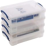 Really Useful Box Bulk 5 x 4 Litre A4 Storage Boxes view 4
