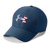 Under Armour Mens Freedom Blitzing Cap, Blackout Navy (997)/White, Medium/Large