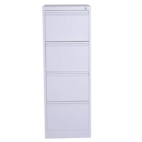 Amazon Com White 53 Inch Steel Metal Home Office File Cabinet