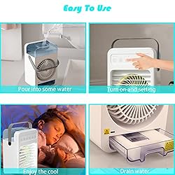 Portable Air Conditioner, 120° Oscillating