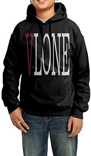 GGDD Teenager Unisex ASAP Vlone A$AP Mob ASAP Rocky Lord Visor Casual Style Hoodie Sweatshirt Leisure Style M Black