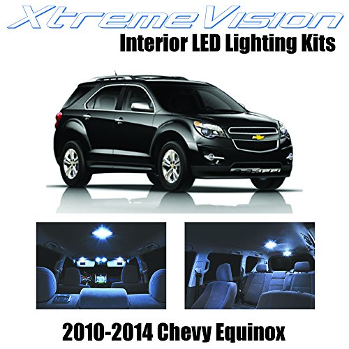 XtremeVision Chevy Equinox 2010-2014 (11 Pieces) Cool White Premium Interior LED Kit Package + Installation Tool