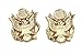 The Walking Dead Uniform Eagle Insignia Collar PIN Badge Replica Props 1 Pair
