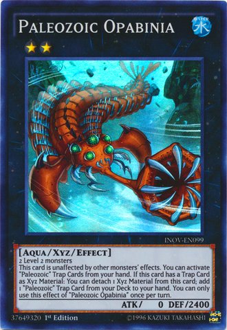 Yu-Gi-Oh! - Paleozoic Opabinia (INOV-EN099) - Invasion: Vengeance - 1st Edition - Super Rare