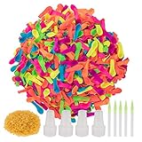 Toperd 1200 Pack Water Balloons Refill Kits Quick & Easy Latex Water Bomb Balloons for Water Fight Games, Swimming Pool Party Summer Splash Fun