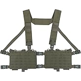 Chest Rig Quick Rlease Fit for MOLLE Mag Pouch Radio GP Bag