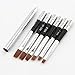 MAKARTT Detachable Nail Brushes Set UV Gel Acrylic Nail Art Design Builder DIY Flat Brush Pen Set