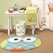 Saturday Knight Retro Hoot Owl Bath Mat Rug 100% Cotton-25
