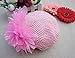 niceeshop(TM) Infant Toddler Girl Cute Crochet Flower Baby Knit Hat Cotton Cap,Pink