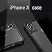 iPhone X Case, Vivafree [Transparent Series] Premium Hybrid Slim Fit Crisp Clear Non Slip Protective Cover Case [Supports Wireless Charging] for Apple iPhone X/iPhone 10 (2017 Release) - Black