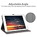New 6th Generation iPad Case Leather Smart 5th Generation iPad Case Folio Cover Anti-Slip Stripe Card Holder Pocket Smart Auto Wake and Sleep for New iPad 9.7 inch 6th/5th Generation Elegant Brown