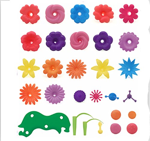image for LVEA Build-a-Bouquet Floral Arrangement Playset - BPA Free, Phthalates