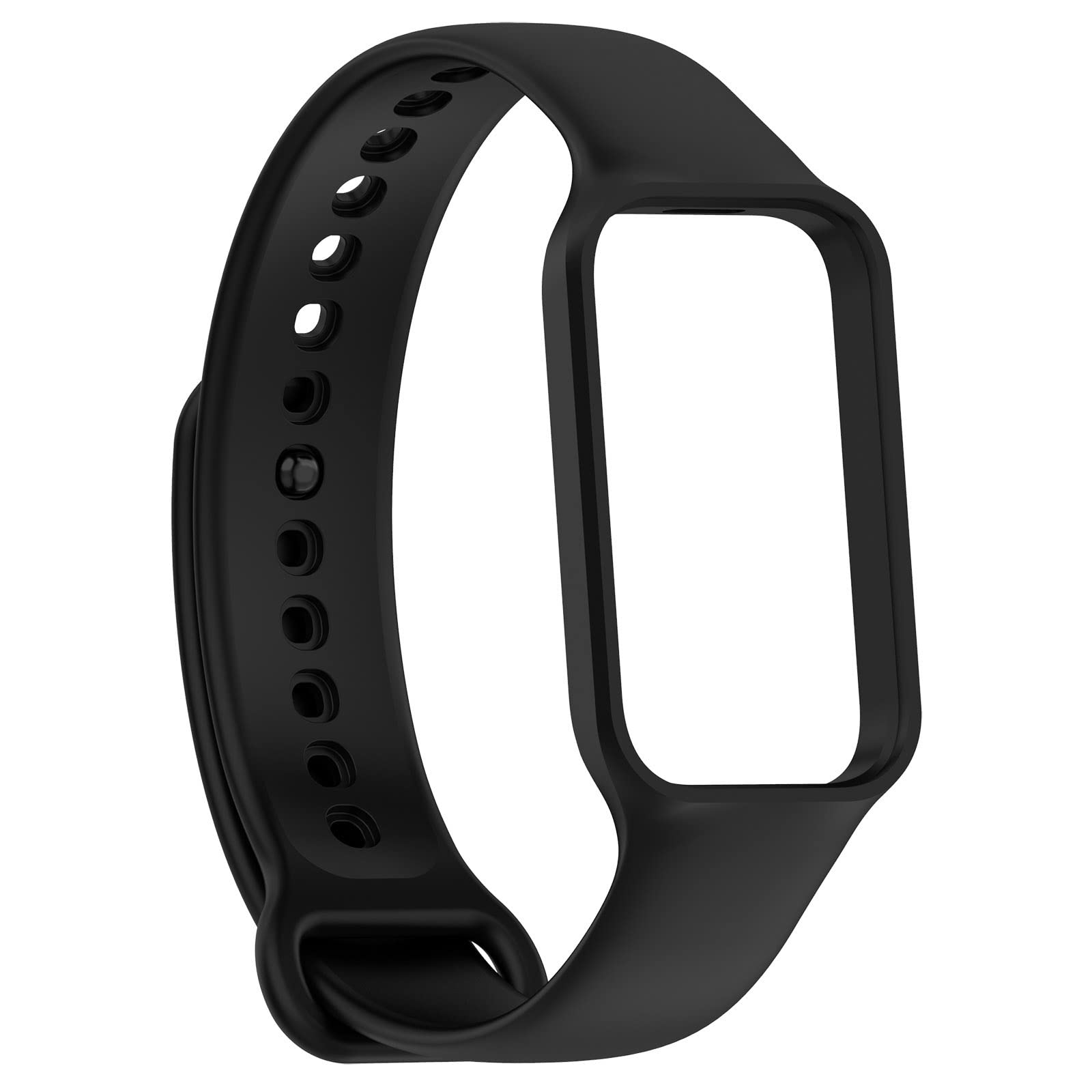 INF Silicone Replacement Strap Compatible with Xiaomi Smart Band 8 Active/Redmi Band 2, Soft Comfortable Watch Band, Adjustable Sports Bracelet, Soft Silicone Strap for Men Women Daily/Workout/Running
