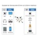 eBoot 8 Pieces Instrument Adapter, Headphone Adapter Gold Stereo Adapter 6.35 mm to 3.5 mm, 3.5 mm to 2.5 mm Audio Mic Plug Adapter