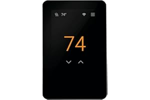 SunTouch SunStat CommandPlus Touchscreen Programmable Smart Wi-Fi Thermostat for Electric Floor Heating Systems, 4.3" Screen, Floor and Air Sensing Control, Energy Monitoring, Remote Access