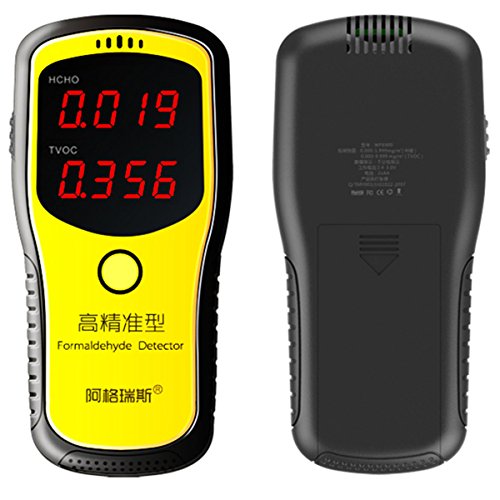 Professional Portable Formaldehyde Detector, Indoor Air Quality Tester with LCD Display for Home Use