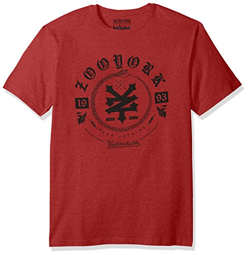 Zoo york men s short sleeve cracker jack logo tee, nue …