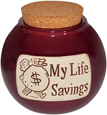 Ceramic Word Jar "My Life Savings" by Muddy Waters