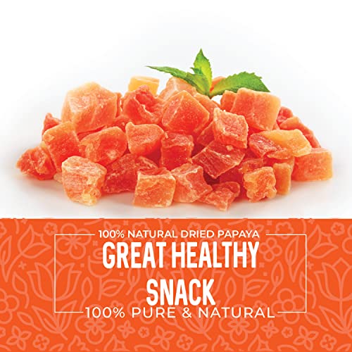 Dried Papaya Chunks, 1 Pound. Dried Fruit Papaya Fresh, Paw Paw Tree