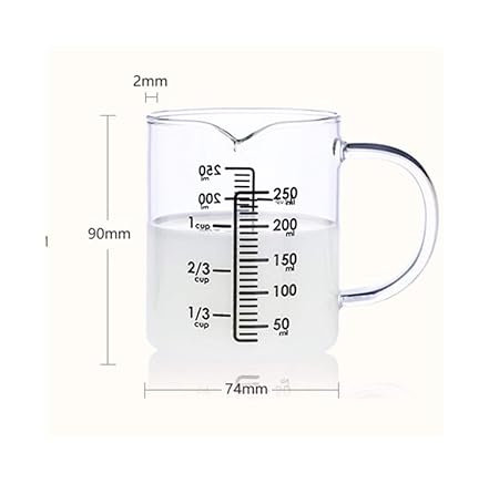 Compra CQIANG - Taza de Leche para niños con balanza, Vaso medidor ...