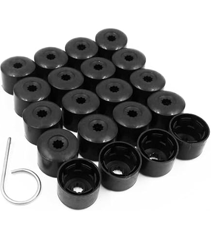 Set Of 4 Black VW Wheel Center Caps – 65mm, Fits 3B7601171, 3B7601 171, OEM Style