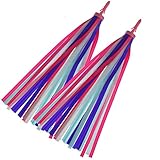 Kasteco 1 Pairs Colorful Kids Bicycle Bike Handlebar Scooter Streamers