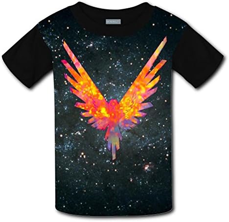 XiuHongShangMAo Unisex Kids Logan Paul Be A Maverick 3D Printed Round Collar Short Sleeve T- Shirt