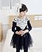 EGELEXY Girls Toddler Princess Long Sleeve Tulle Tutu Mini Dress 3/4T Blue