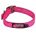 Max and Neo MAX Reflective Metal Buckle Dog Collar - We Donate a Collar to a Dog Rescue for Every Collar Sold (Large, Pink)