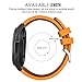 MoKo Band Compatible with Samsung Galaxy Watch 3 45mm Band/Galaxy Watch 46mm Band/Gear S3 Frontier/Classic, 22mm Soft Silicone Replacement Band Sport Strap for Men Women, Orange