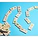 inTemenos Picture Dominoes for Preschool - Dominos for Kids - Wooden Domino Game Funny Animals 28 pcs