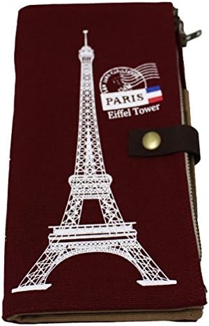 Kids Pencil Pen Case Accessory Organizer - Eiffel Tower