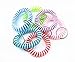 yueton Colorful Candy Bicolor Flexible Spiral Coil Wristband (Bicolor)