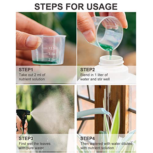 Indoor Plant Food, Plant Fertilizer, Plant Fertilizer Liquid, Indoor Plant Fertilizer, All-Purpose House Plant Fertilizer for Healthy Plants and Soil, Potted Indoor Outdoor Trees, 8.8 oz